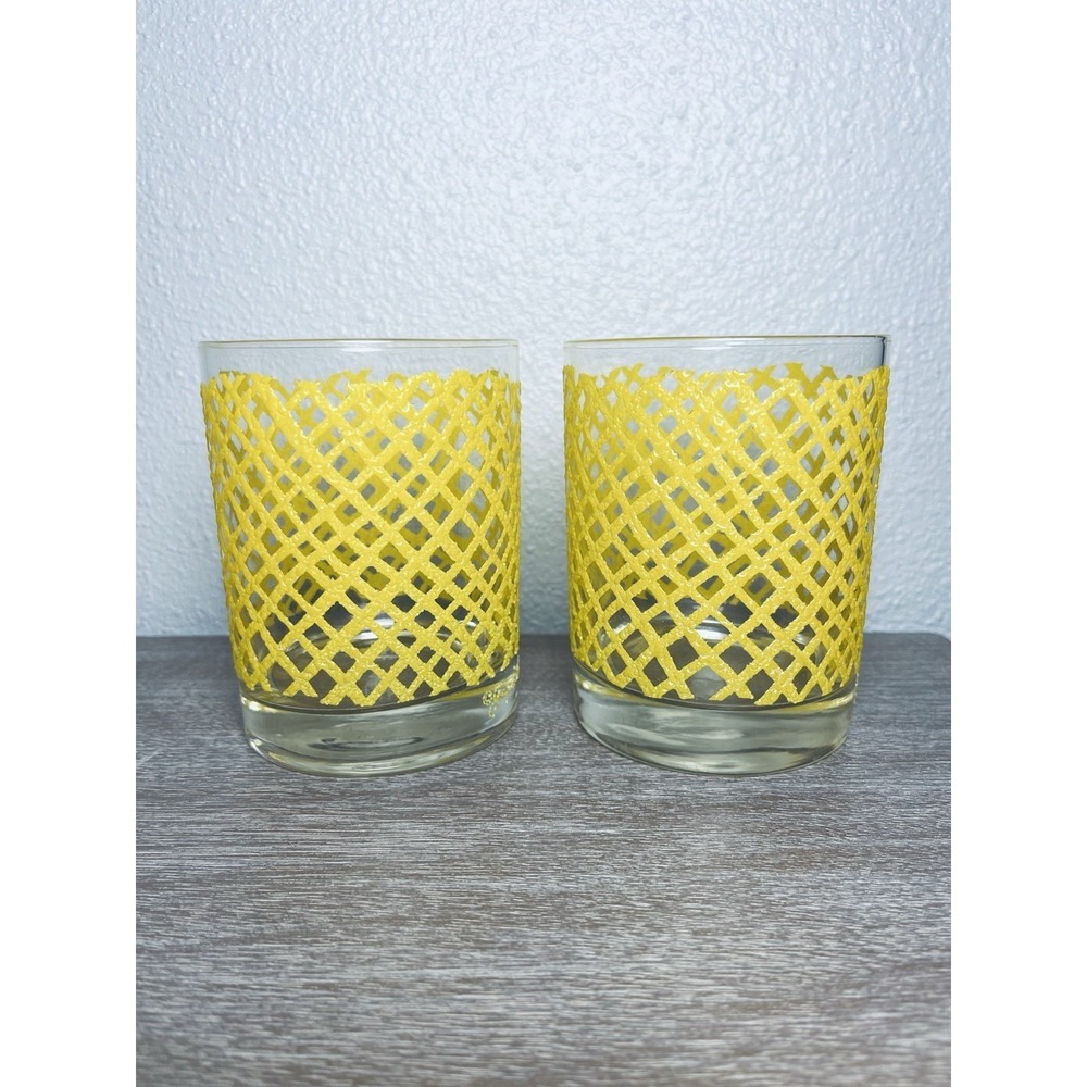Vtg George Briard Rocks Glasses MCM Barware Old Fashioned Lowball 2
